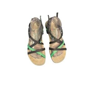 Merrell Womens Terran Lattice II Strappy Sandals Size 9 Air Cushion Adjustable‎